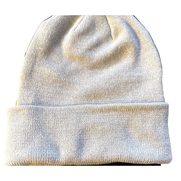 THE NORTH FACE Unisex-Adult Beanie Hat Toque Cap One Size Light Grey NWT - Picture 3 of 7